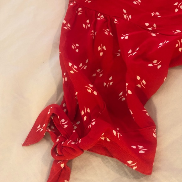 Faithfull the Brand Lucy Wrap Blouse, Small - Picture 5 of 7